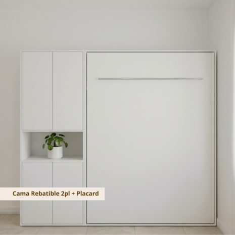 Cama Rebatible 2pl + Biblioteca Axis (1) Cama Rebatible 2pl + Biblioteca Axis (1)