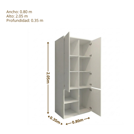 medidas placard con nicho clasica medidas placard con nicho clasica